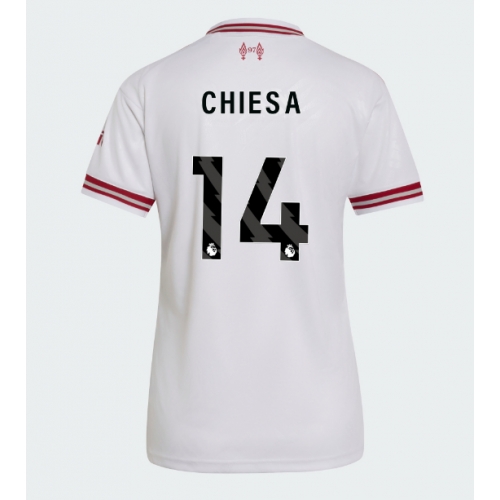 Billige Fotballdrakt Liverpool Federico Chiesa #14 Replika Bortedrakt Dame 2026-27 Kortermet Billige Fotballdrakt Liverpool Federico Chiesa #14 Replika Bortedrakt Dame 2026-27 Kortermet